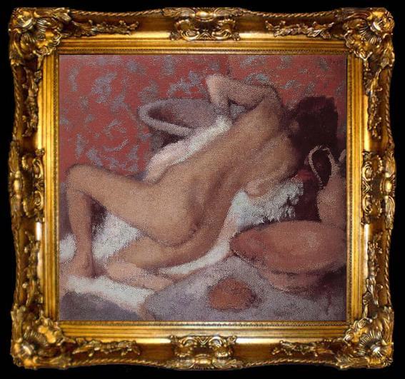framed  Edgar Degas Study for nude, ta009-2